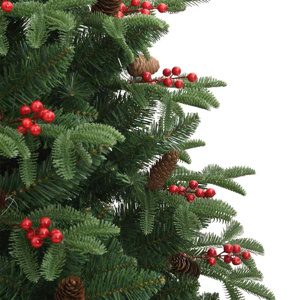 Kunstigt juletræ med stativ Grøn 180 cm PVC og metal og plast