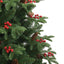 Kunstigt juletræ med stativ Grøn 210 cm PVC og metal og plast