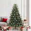 Kunstigt juletræ med stativ Grøn 210 cm PVC og metal og plast