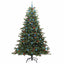 Kunstigt juletræ med stativ Grøn 240 cm PVC og metal og plast