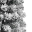 Kunstigt Hinged Juletræ med 150 LED'er Grøn og Hvid 120 cm