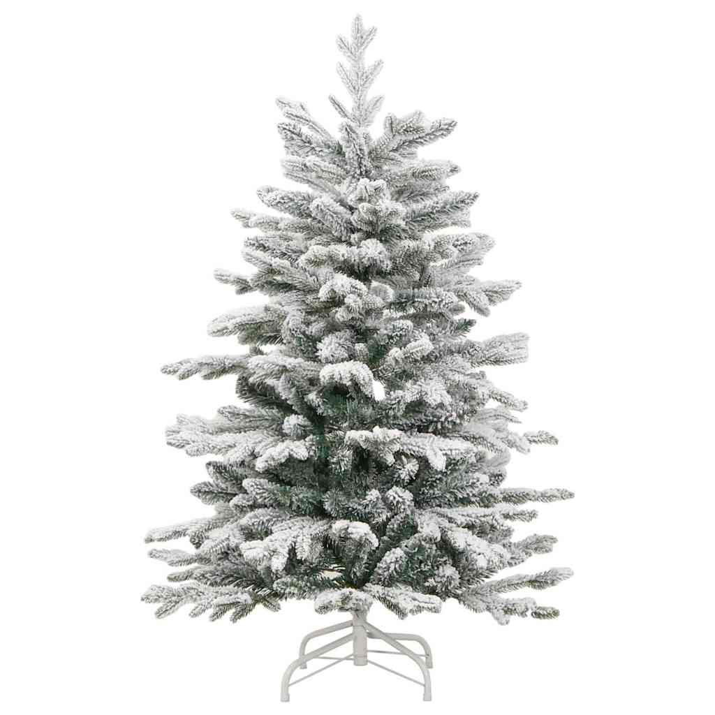 Kunstigt Hinged Juletræ Hvid 120 cm PE og PVC