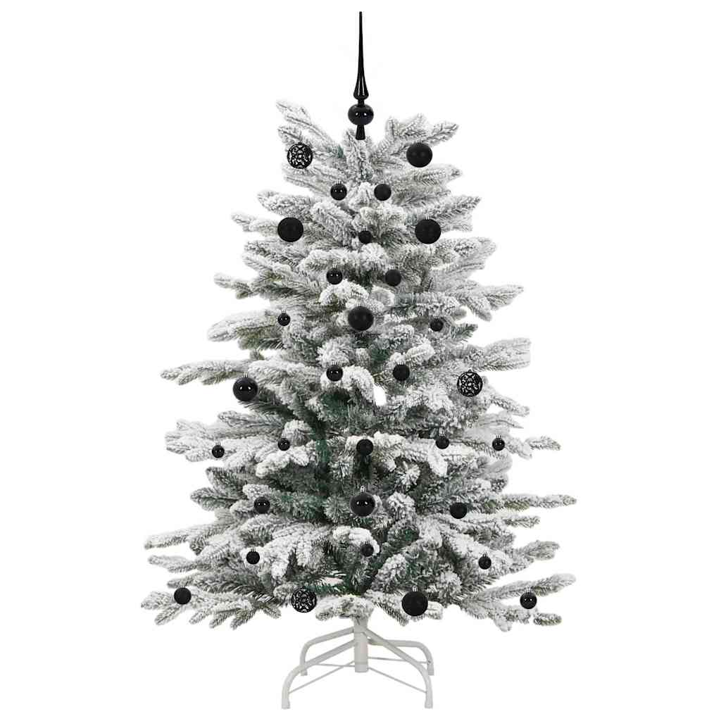 Kunstigt Hinged Juletræ Hvid 150 cm PE og PVC