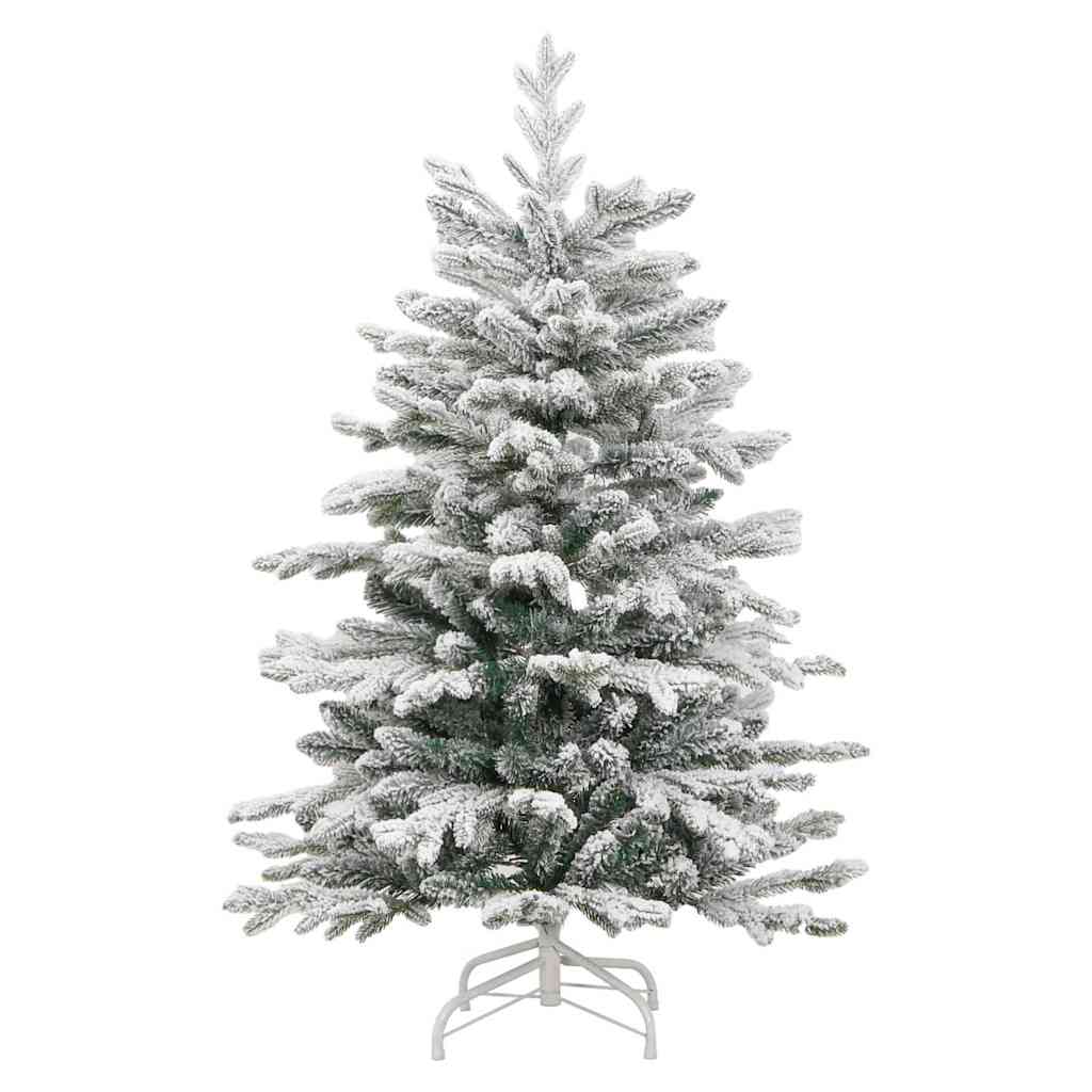 Kunstigt Hinged Juletræ Hvid 150 cm PE og PVC