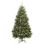 Kunstigt juletræ med 300 LED'er Grøn 240 cm PVC og metal