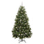 Kunstigt juletræ med 300 LED'er Grøn 240 cm PVC og metal