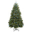 Kunstigt juletræ med 300 LED'er Grøn 240 cm PVC og metal
