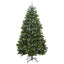 Kunstigt juletræ med 300 LED'er Grøn 240 cm PVC og metal