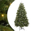 Kunstigt juletræ med 300 LED'er Grøn 270 cm PVC og metal