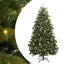 Kunstigt juletræ med 300 LED'er Grøn 270 cm PVC og metal
