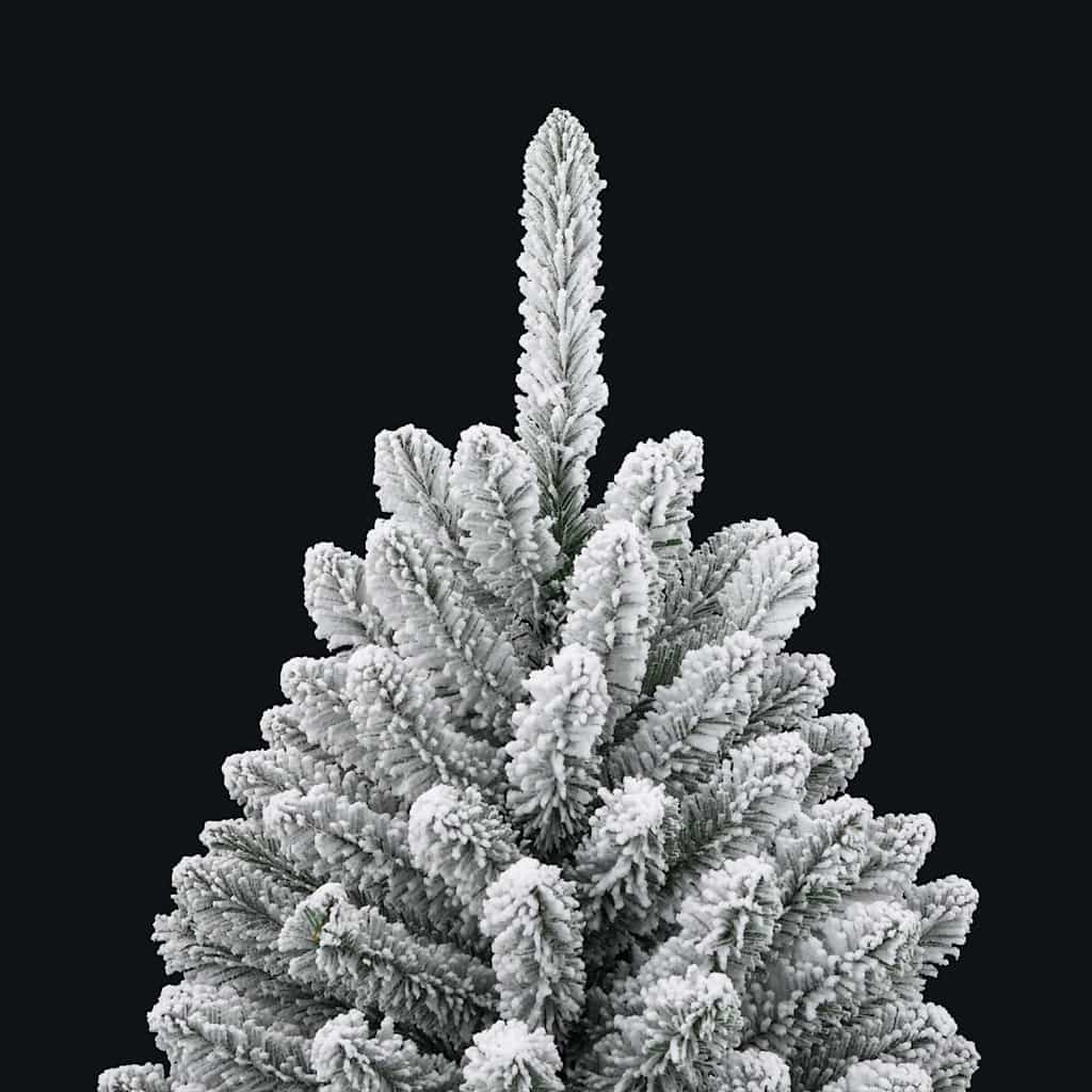Kunstigt juletræ Grøn og Hvid 120 cm PVC og metal