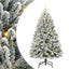 Kunstigt juletræ Grøn og Hvid 120 cm PVC og metal