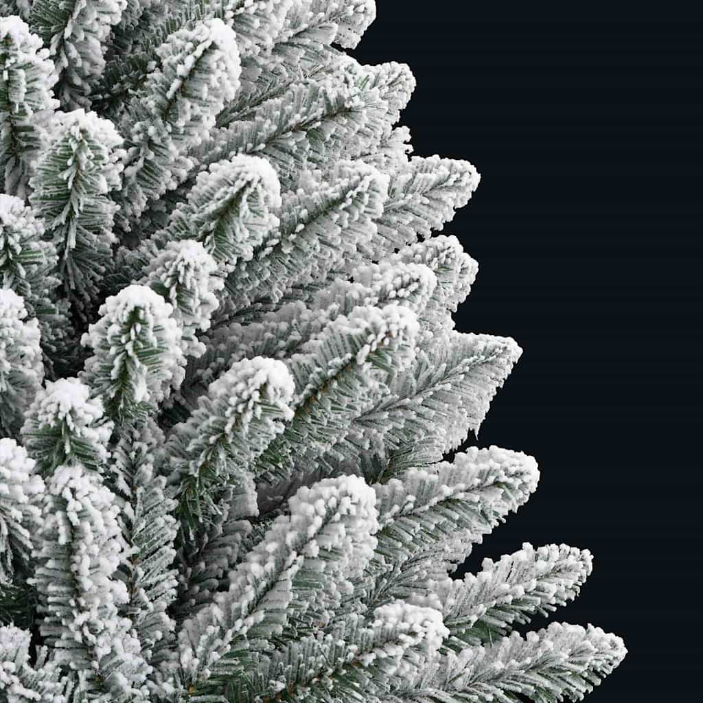 Kunstigt juletræ Grøn og Hvid 120 cm PVC og metal