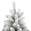 Kunstigt juletræ Grøn og Hvid 270 cm PVC og metal