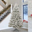 Kunstigt juletræ Grøn og Hvid 300 cm PVC og metal