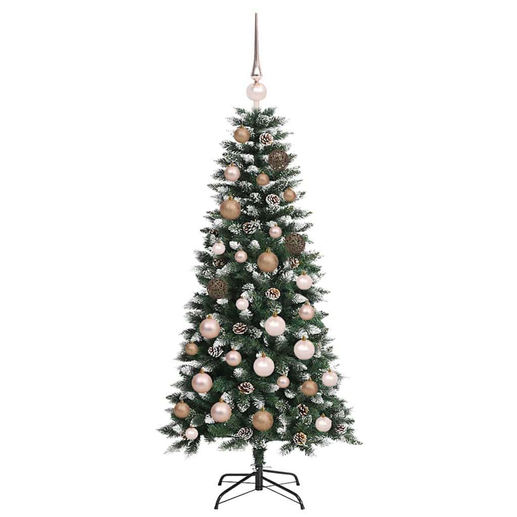 Kunstigt juletræ med stativ Grøn 120 cm PVC og plastik og stål