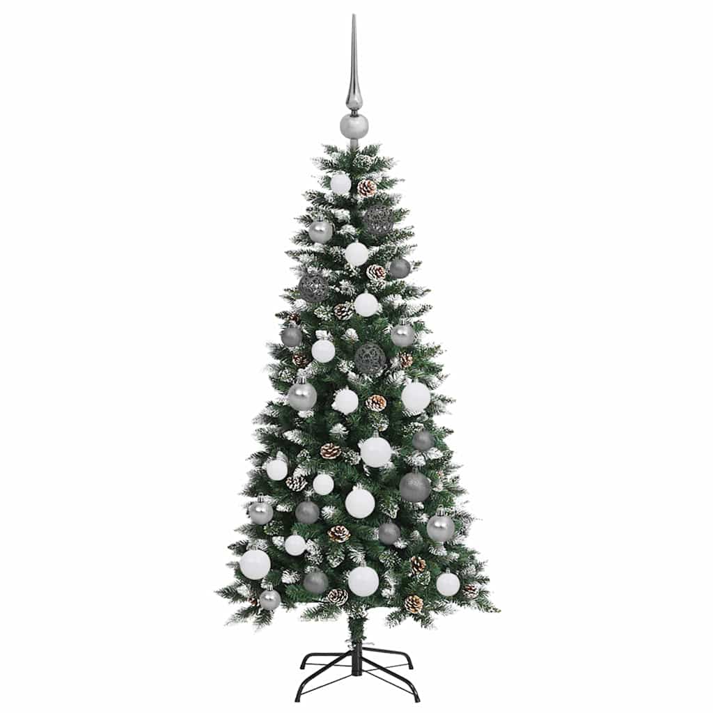 Kunstigt juletræ med stativ Grøn 120 cm PVC og plastik og stål