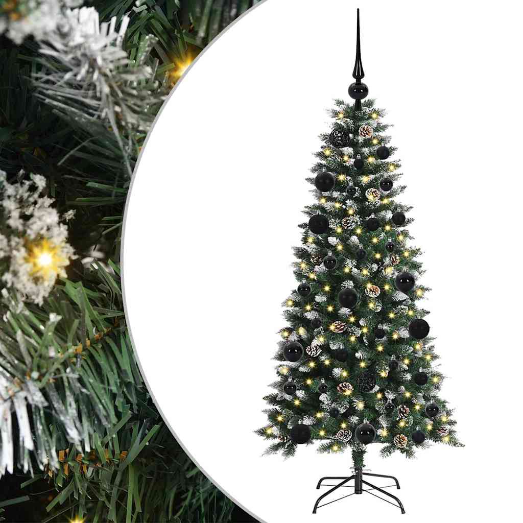 Kunstigt juletræ med stativ Grøn 120 cm PVC og plastik og stål