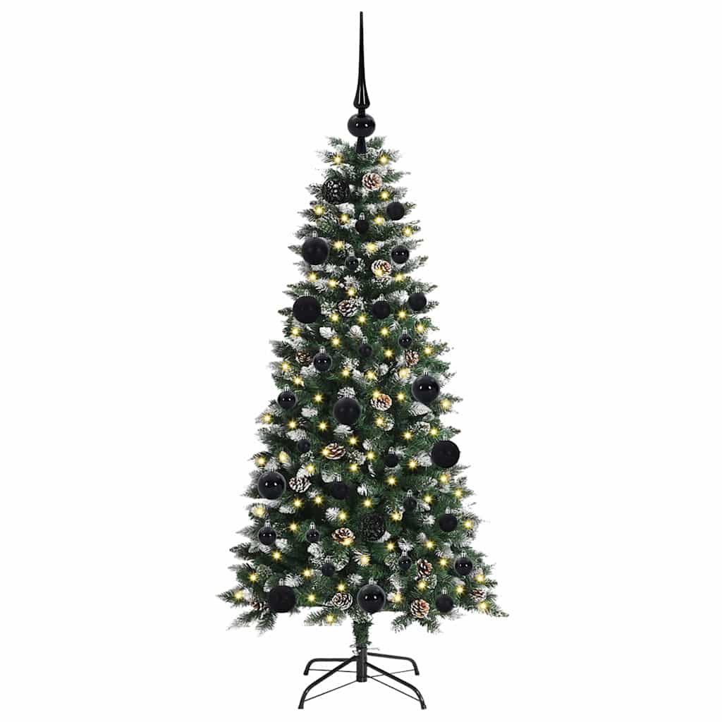 Kunstigt juletræ med stativ Grøn 120 cm PVC og plastik og stål