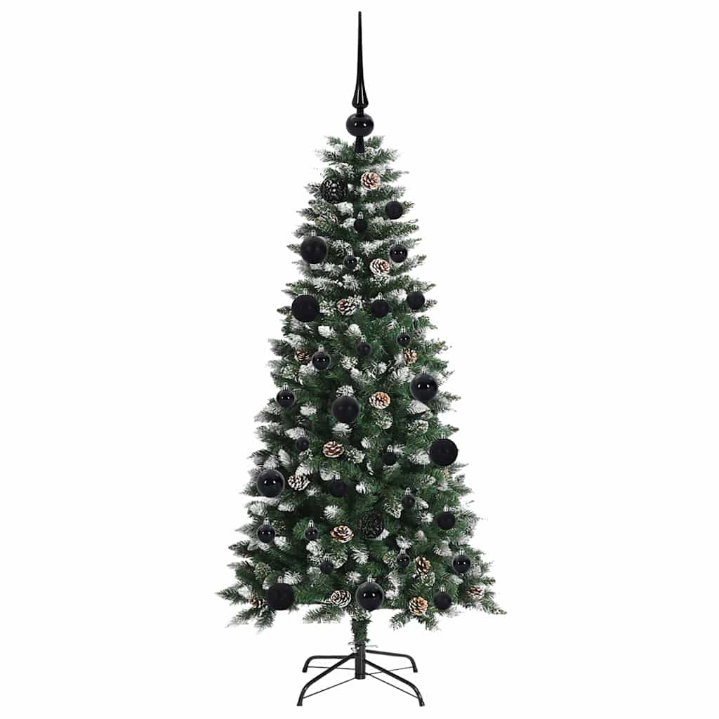 Kunstigt juletræ med stativ Grøn 120 cm PVC og plastik og stål