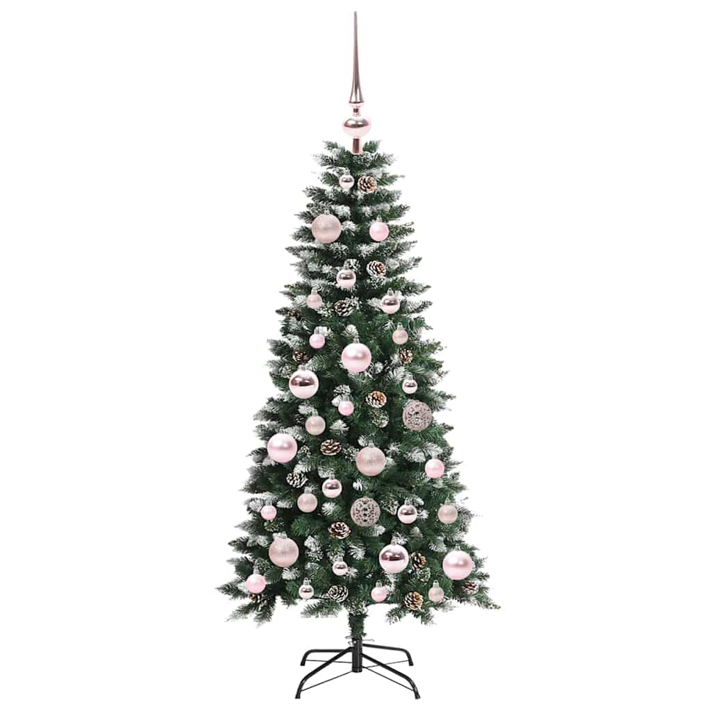 Kunstigt juletræ med stativ Grøn 120 cm PVC og plastik og stål