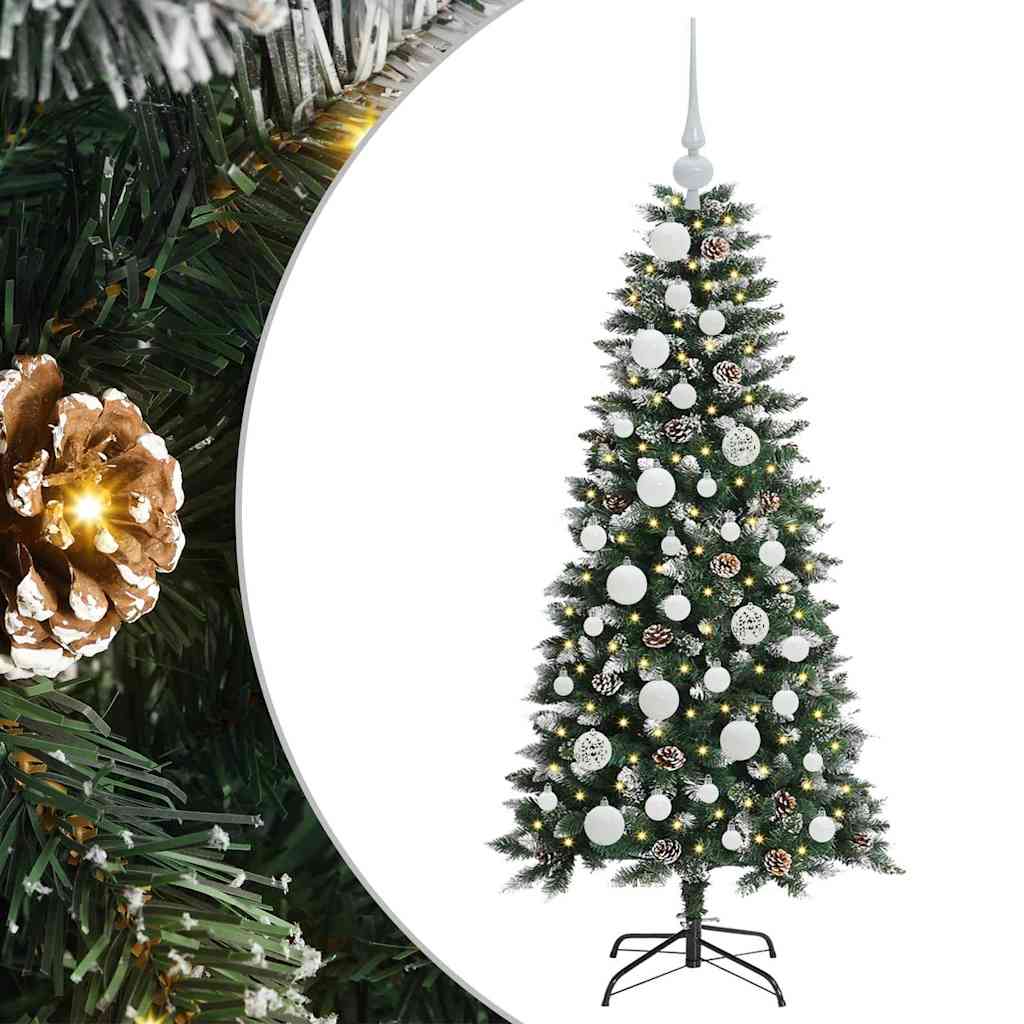 Kunstigt juletræ med stativ Grøn 120 cm PVC og plastik og stål