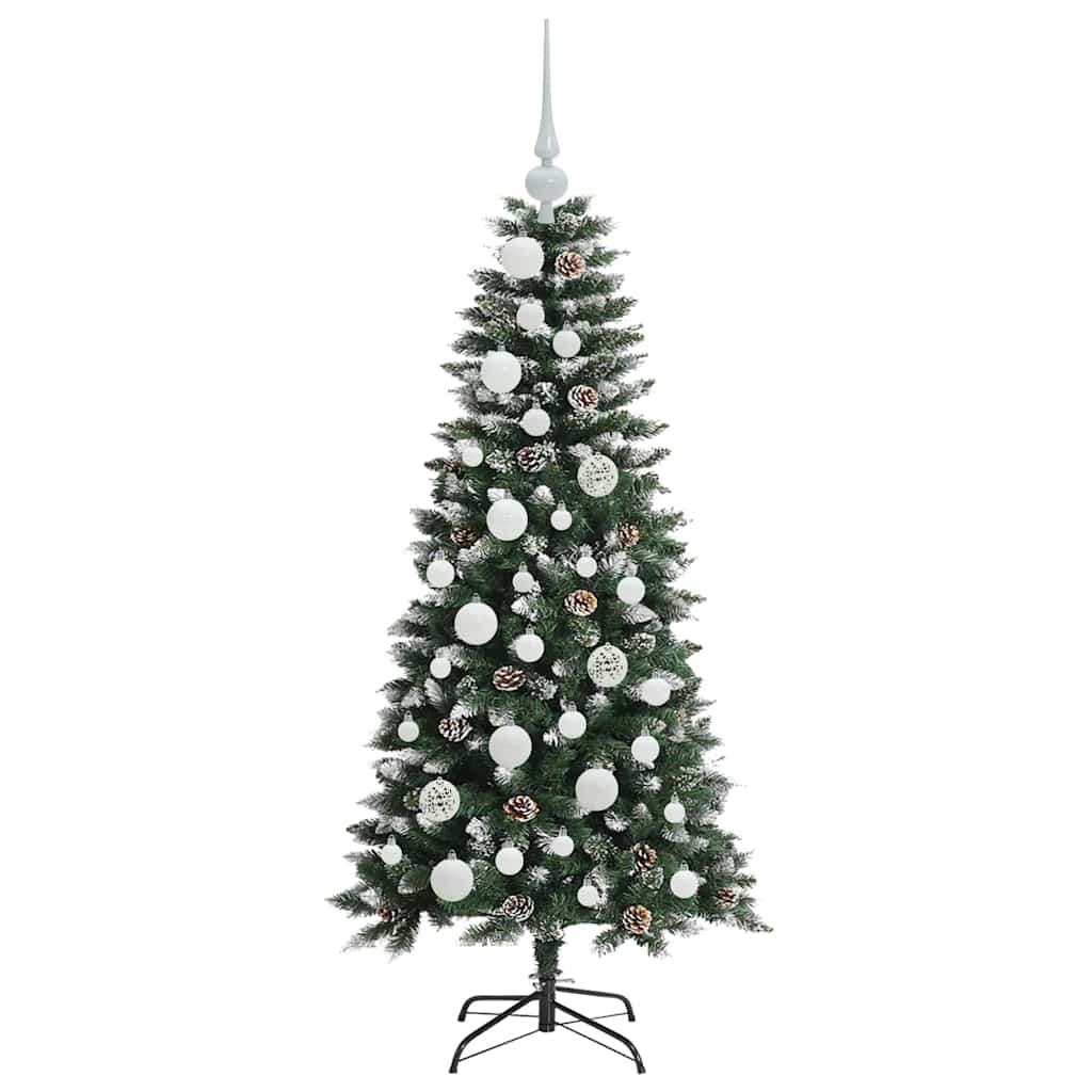 Kunstigt juletræ med stativ Grøn 120 cm PVC og plastik og stål