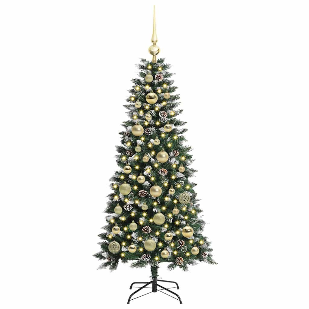 Kunstigt juletræ med stativ Grøn 120 cm PVC og plastik og stål