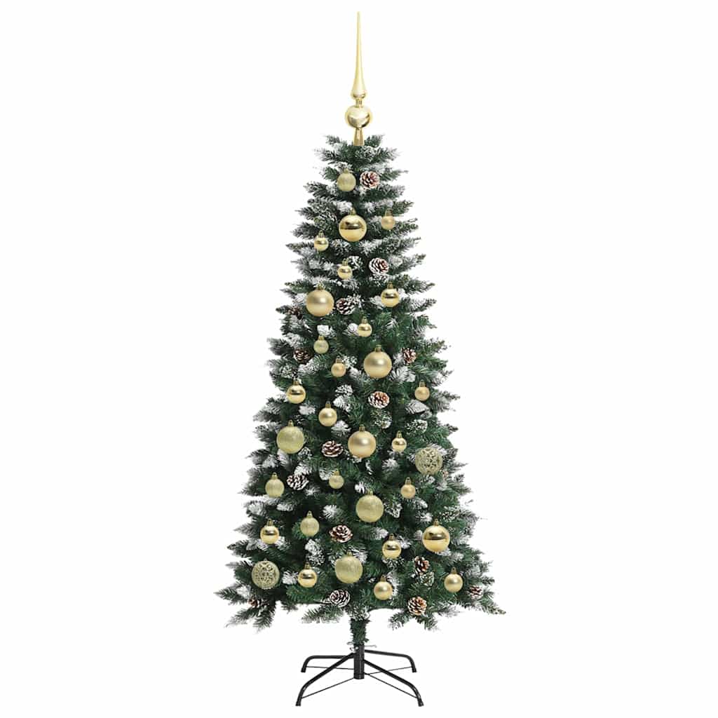 Kunstigt juletræ med stativ Grøn 120 cm PVC og plastik og stål