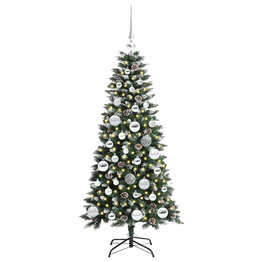 Kunstigt juletræ med stativ Grøn 120 cm PVC og plastik og stål