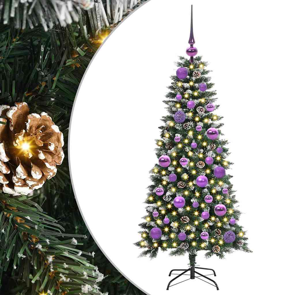 Kunstigt juletræ med stativ Grøn 120 cm PVC og plastik og stål