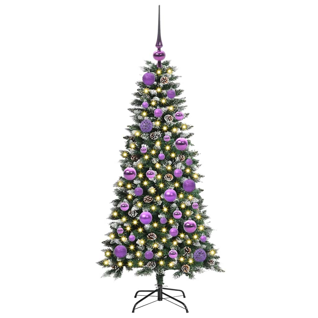 Kunstigt juletræ med stativ Grøn 120 cm PVC og plastik og stål