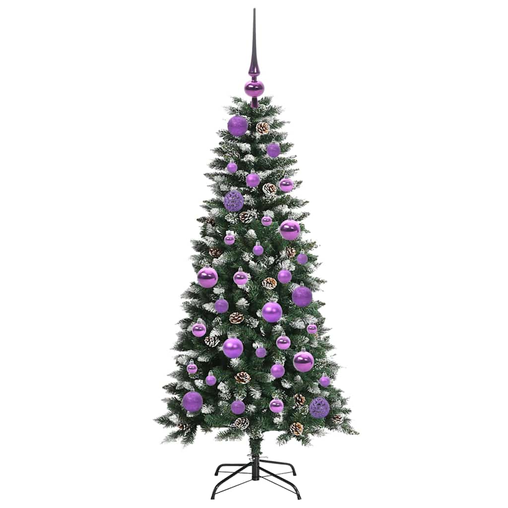 Kunstigt juletræ med stativ Grøn 120 cm PVC og plastik og stål