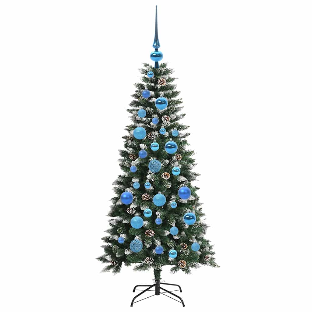 Kunstigt juletræ med stativ Grøn 120 cm PVC og plastik og stål