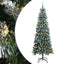 Kunstigt juletræ med stativ Grøn 210 cm PVC og plastik og stål