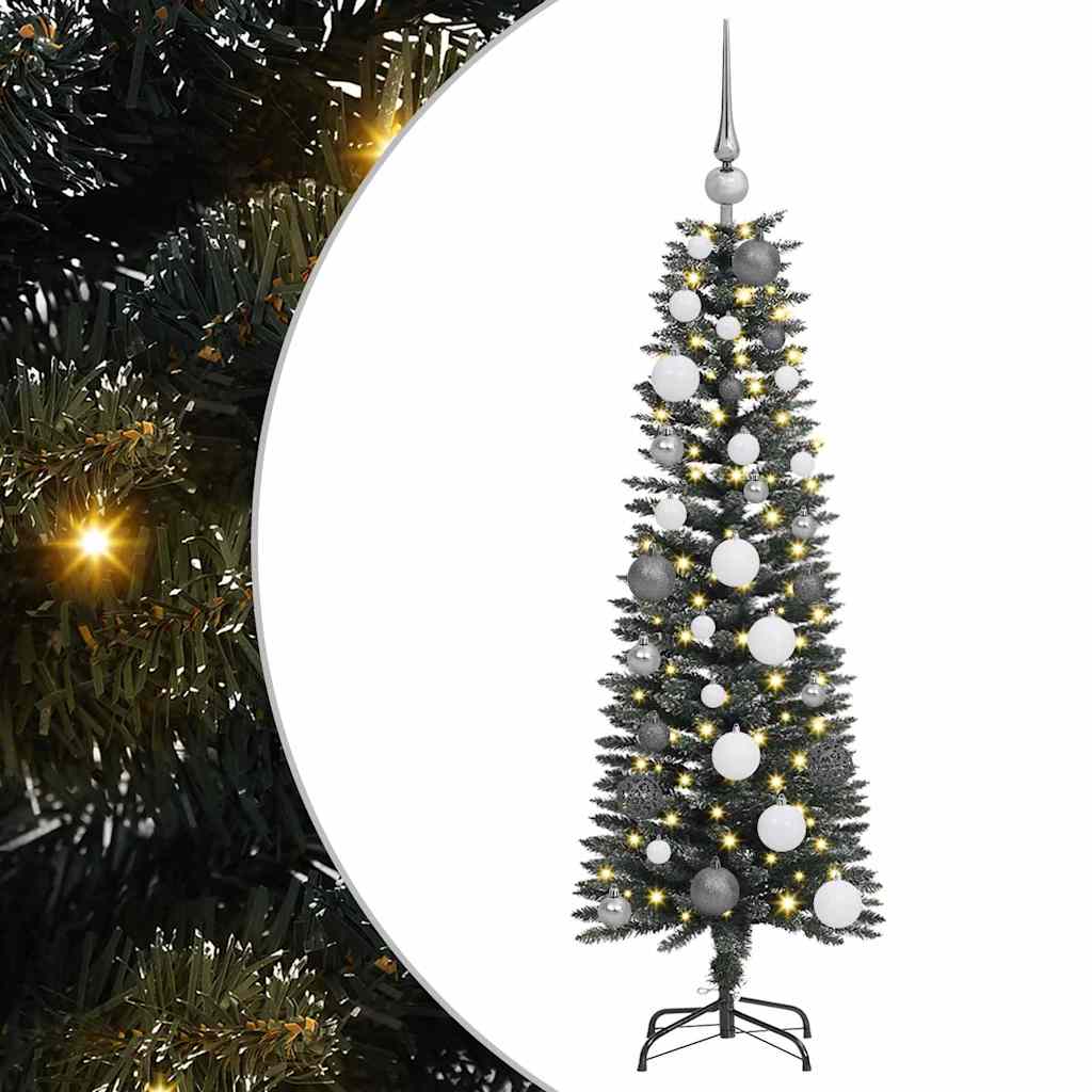 Kunstigt juletræ med stativ Grøn 120 cm PVC og plastik og stål