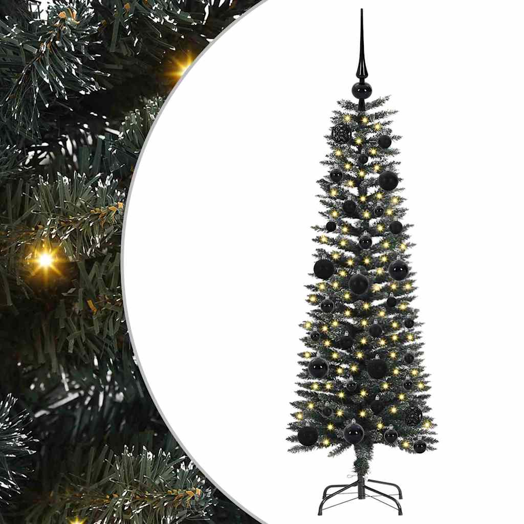 Kunstigt juletræ med stativ Grøn 120 cm PVC og plastik og stål