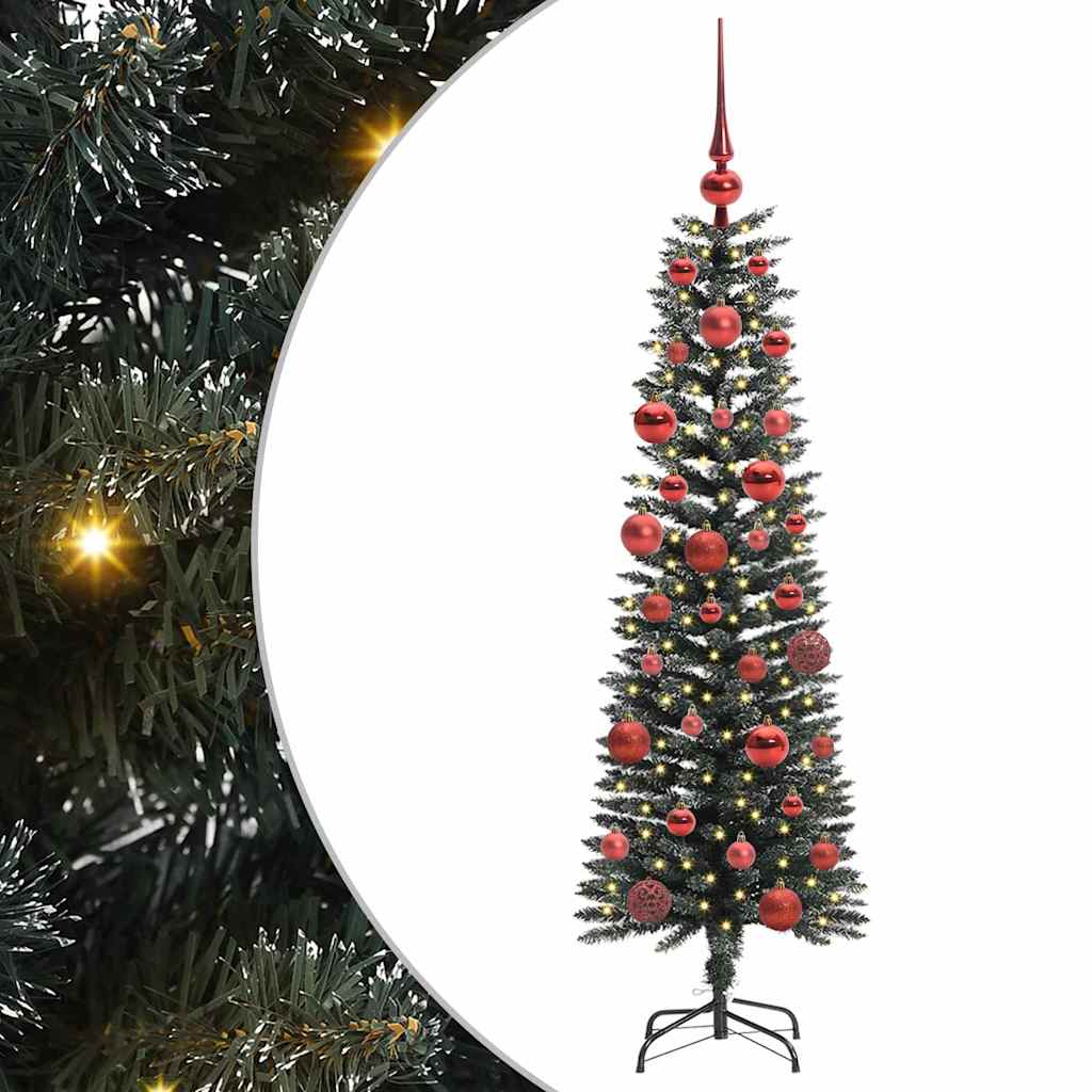 Kunstigt juletræ med stativ Grøn 150 cm PVC og plastik og stål