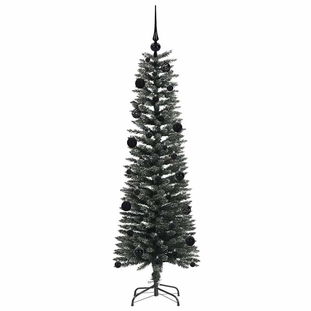 Kunstigt juletræ med stativ Grøn 150 cm PVC og plastik og stål