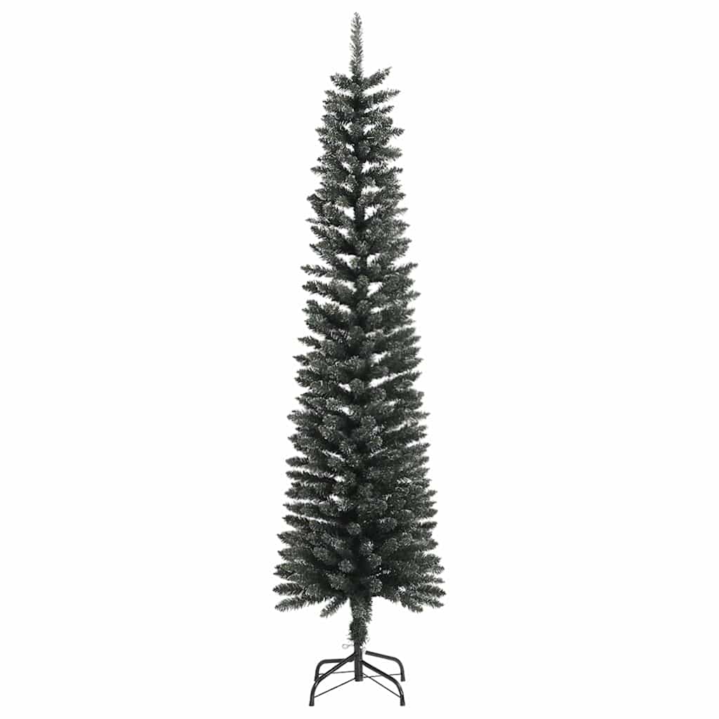 Kunstigt juletræ med stativ Grøn 210 cm PVC og plastik og stål