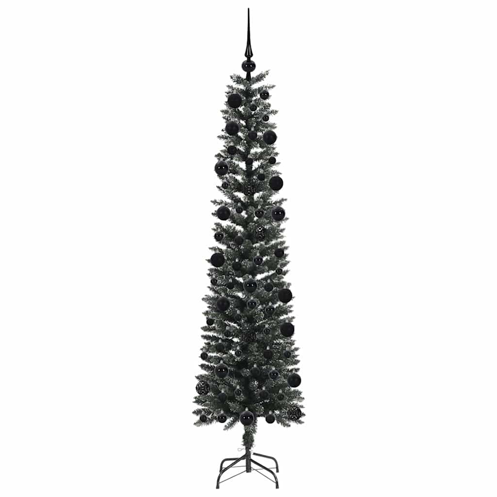 Kunstigt juletræ med stativ Grøn 210 cm PVC og plastik og stål