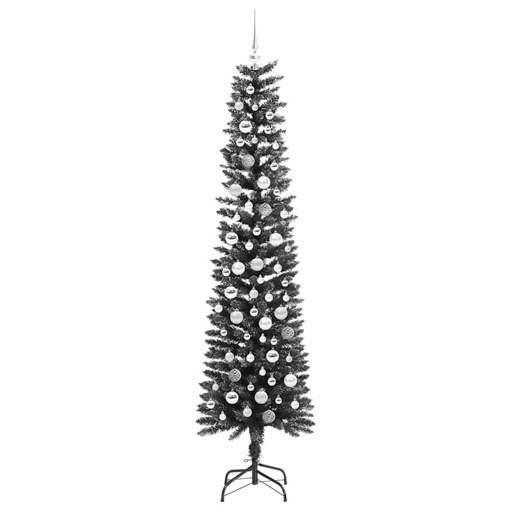 Kunstigt juletræ med stativ Grøn 210 cm PVC og plastik og stål