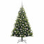 Kunstig Hengende Juletræ 300 LEDs Grøn 180 cm PVC og PE