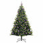Kunstig Hengende Juletræ 300 LEDs Grøn 180 cm PVC og PE