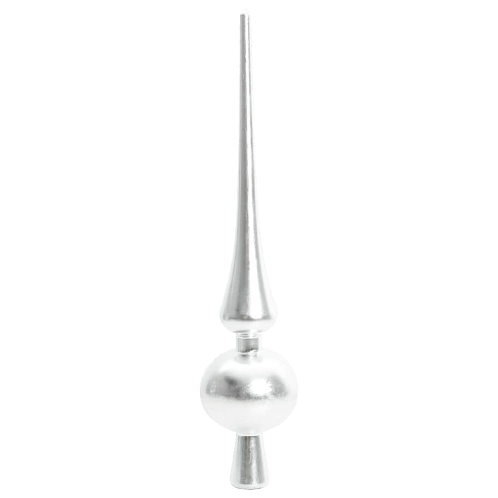 Kunstigt juletræ Hvid 210 cm PVC og Plast og Stål og PE