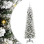 Kunstigt juletræ med stativ Hvid 150 cm PVC og metal og plast
