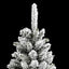 Kunstigt juletræ med stativ Hvid 240 cm PVC og metal og plast