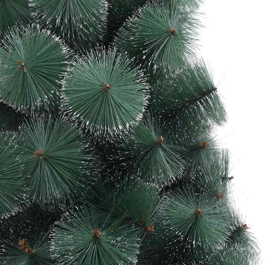 Kunstigt forbelyst juletræ med kuglesæt Grøn 120 cm PET