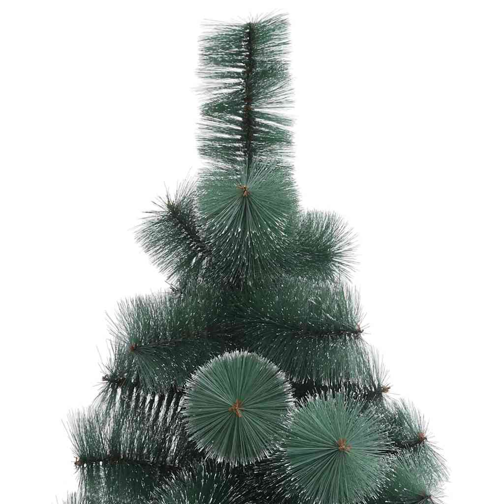 Kunstigt forbundet juletræ med kuglesæt Grøn 150 cm PET