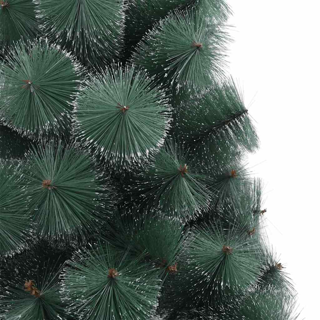Kunstigt forudbelyst juletræ med 300 LED'er Grøn 180 cm PET